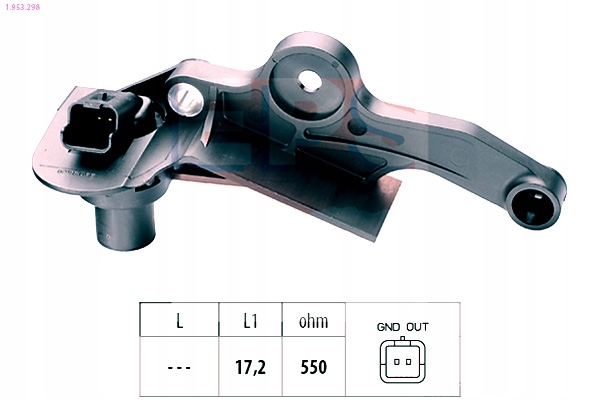 фото №2, Датчик оборотов вала коленчатого psa eps
