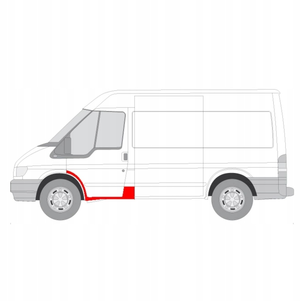 фото №2, Поріг лівий ford transit ford transit 00-14