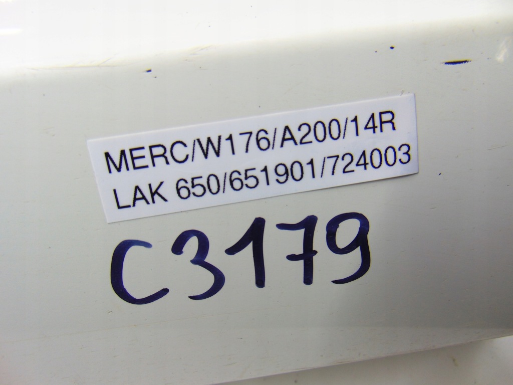 Купить Накладка молдинг порог левая mercedes w 176 w246 a2466900240 lak 650