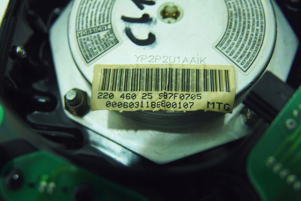 фото №8, Подушка безпеки водія керма шкіра 278a 270a gray mercedes cl w215 s w220