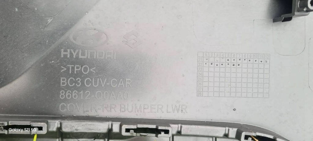 Бампер задний задняя hyundai bayon с Разборки