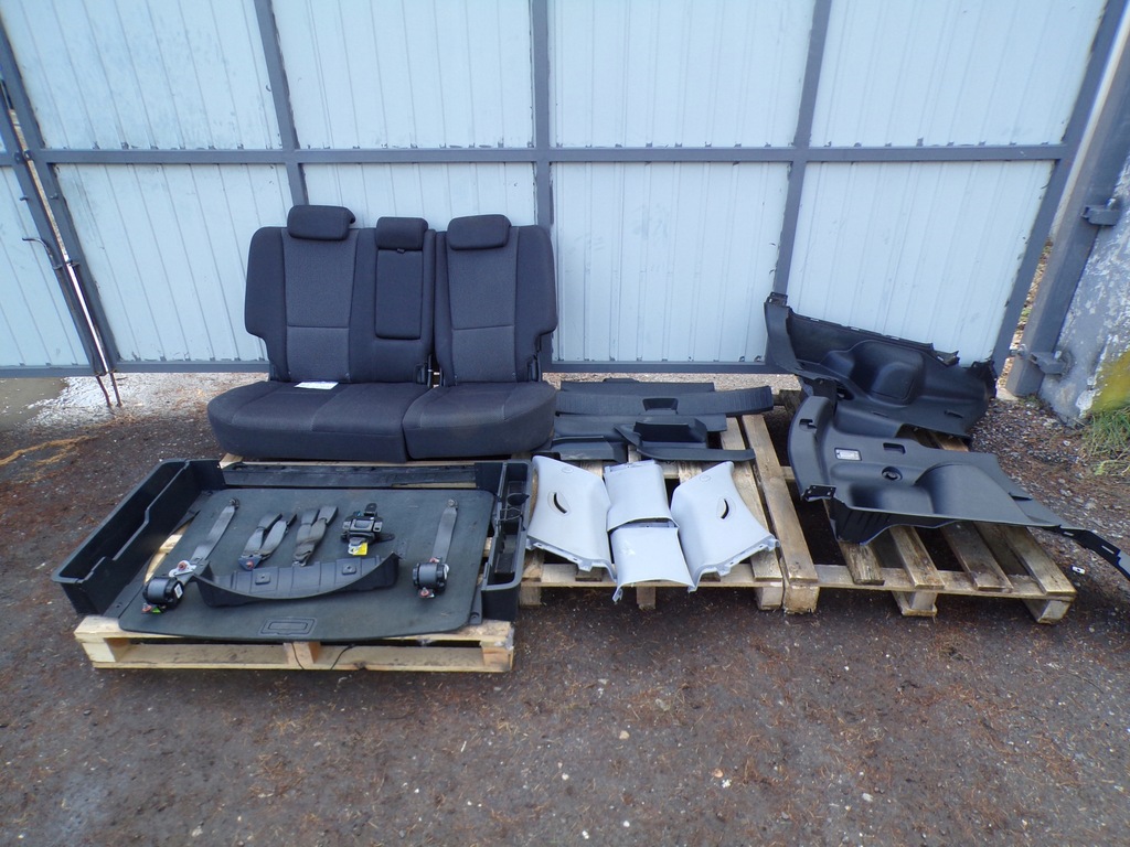 фото №1, Kia sportage ii 2006r s6 заднее сиденье ремни задняя багажник