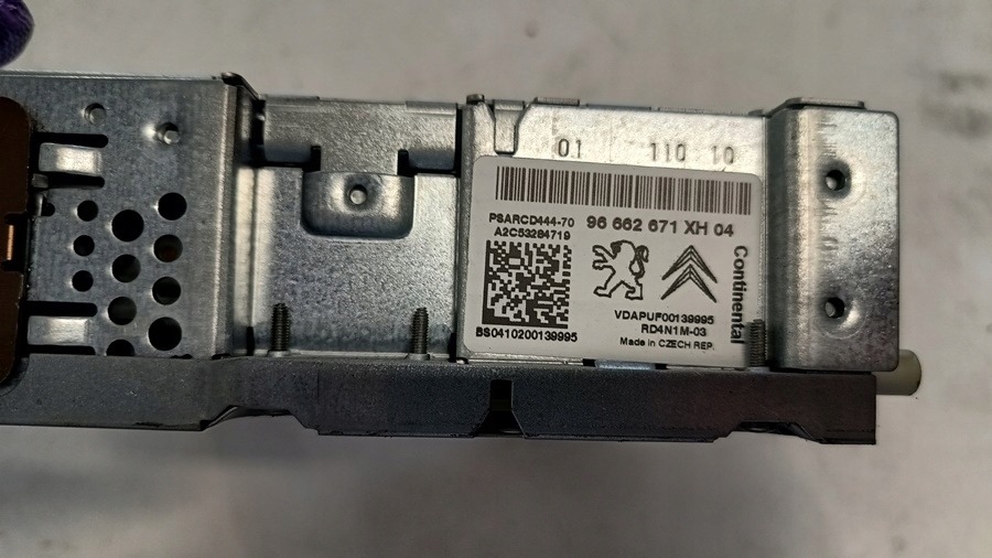 фото №3, Peugeot 308 11r радио радиопроигрыватель cd 96662671xh