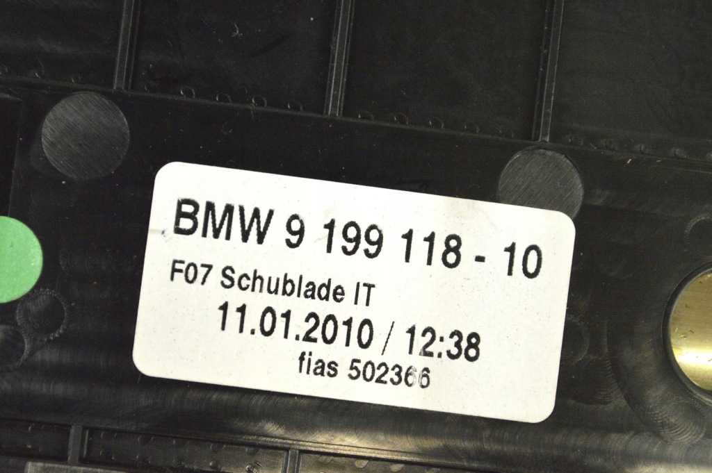 фото №6, Bmw 5 gt f07 2010 бардачок панелі приладової панелі