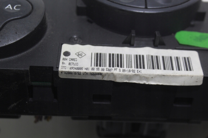 фото №4, Панель управление обдув renault megane ii