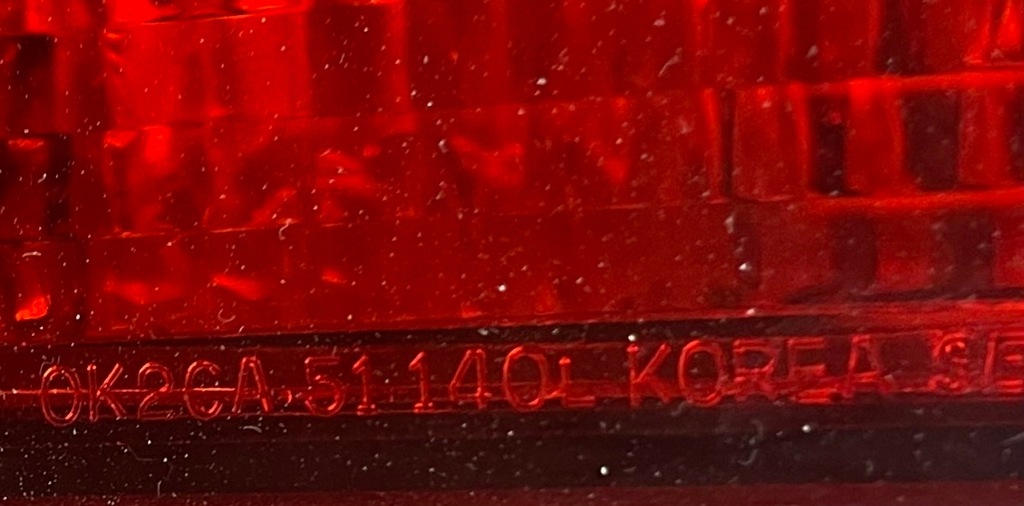 фото №15, Лампа задняя задняя левая kia carens i 99-02r