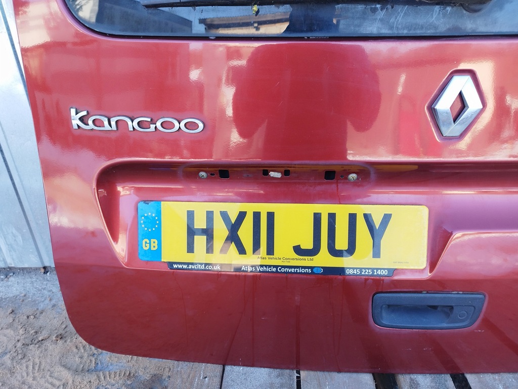 фото №6, Кришка багажника скло задня багажника renault kangoo 2 ii lata 2008-2013 колір tenng