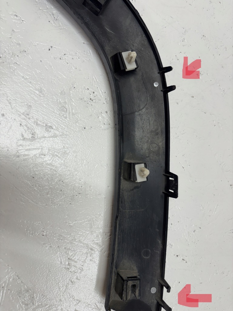 Jeep compass левая молдинг крыла перед передняя 53226937 Оригинал