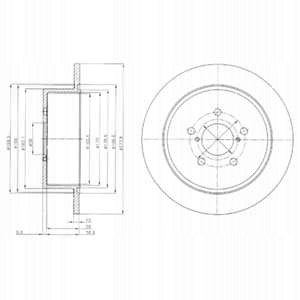 фото №3, Гальмівні диски гальмівні колодки задня delphi subaru legacy iv