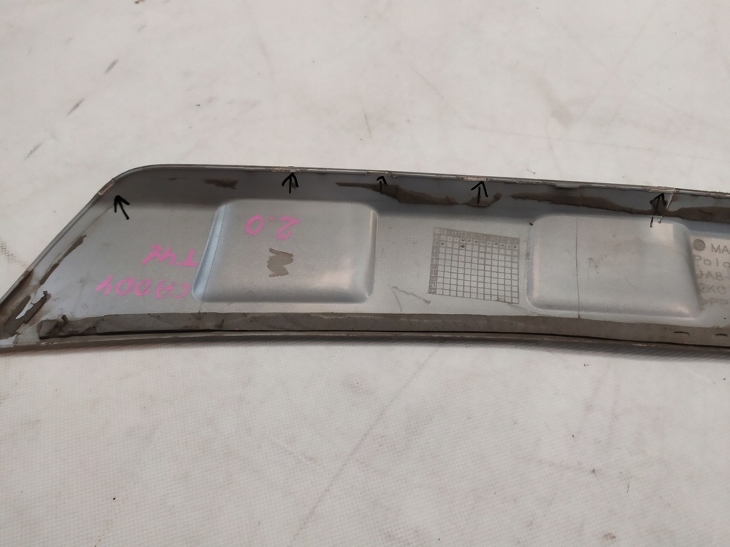 фото №11, Спойлер бампера задня vw caddy задня