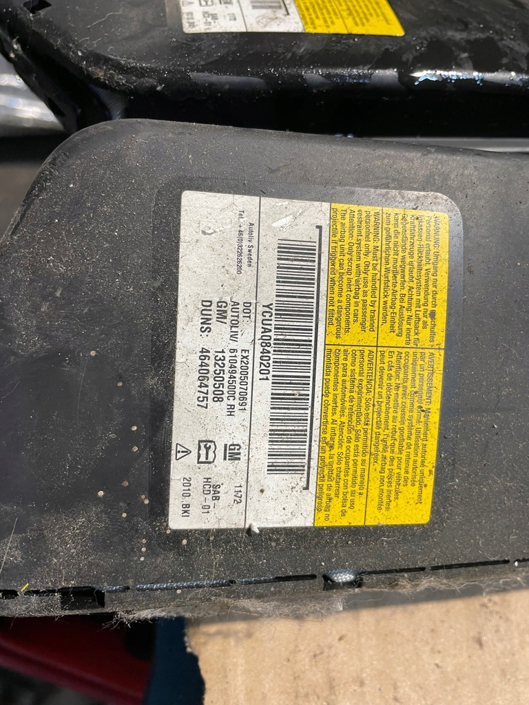 фото №4, Opel meriva b комплект подушок сидіння подушка безпеки ліва + права