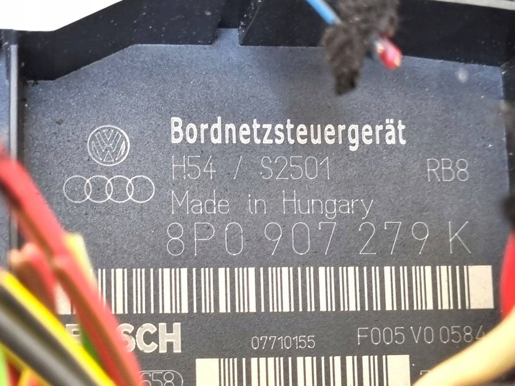 фото №6, Модуль комфорта audi a3 8p/8pa facelift 2007 f005v00584