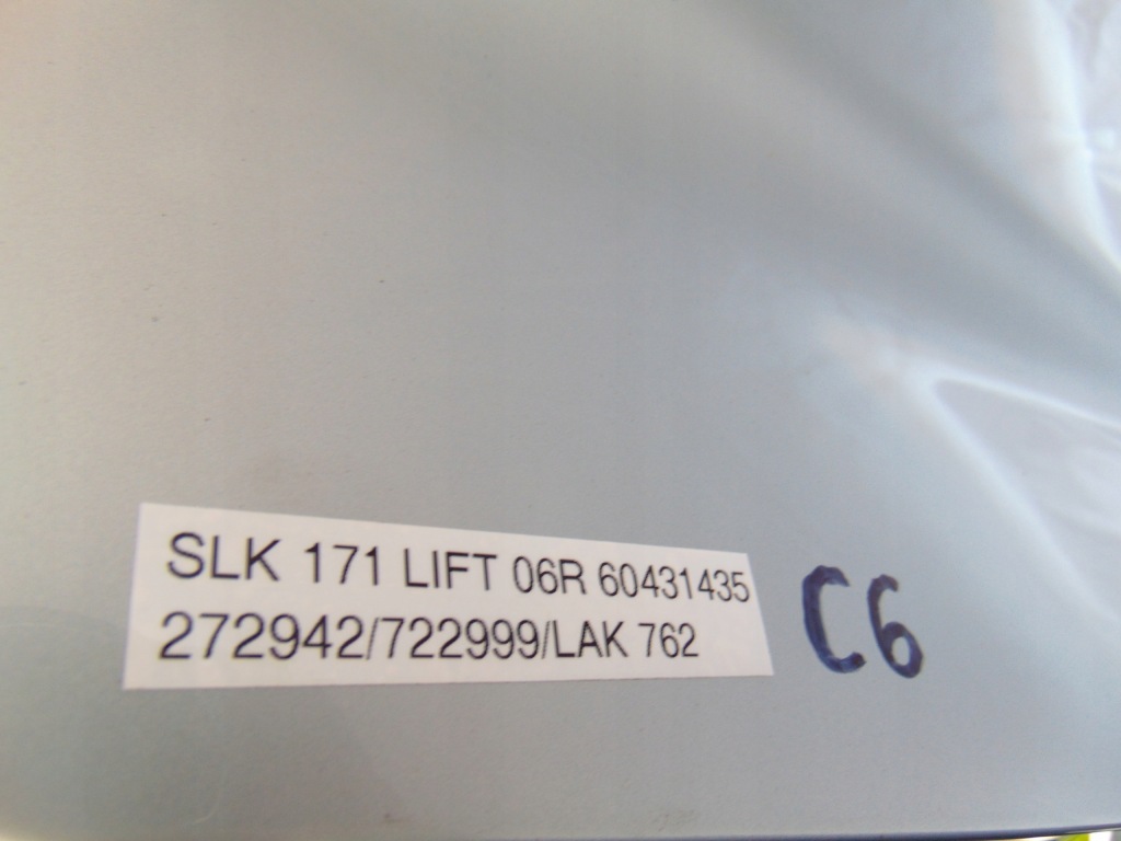 фото №11, Капот кришка двигуна перед передня mercedes slk r171 r 171 лак 762