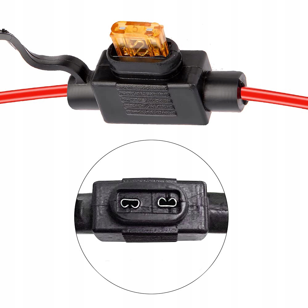 Разъём предохранитель mini omega с кабель 23 cm 30a hermetyczne с Разборки