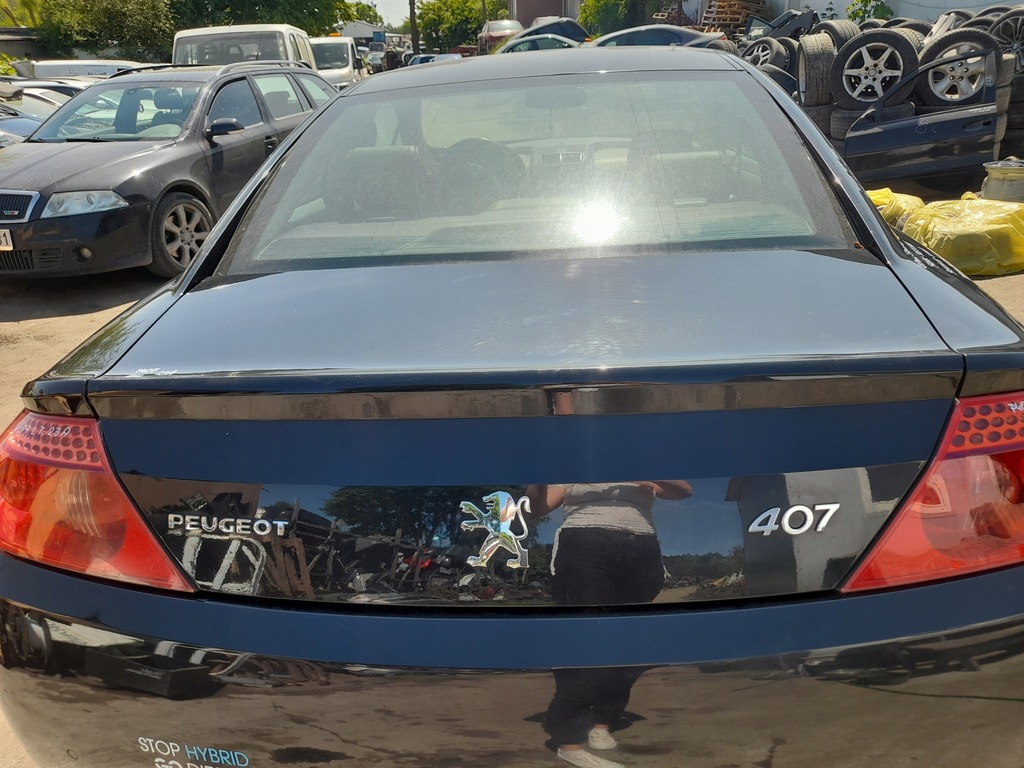 фото №12, Peugeot 407 coupe крышка багажника багажника exl
