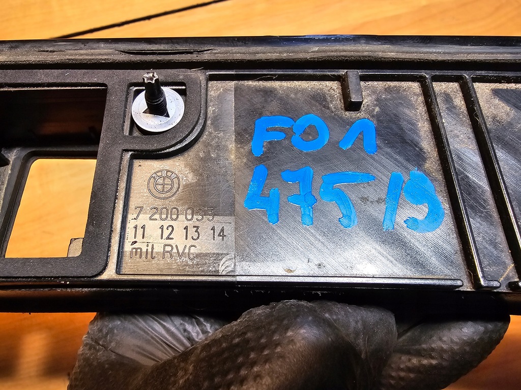 фото №8, Bmw 7 f01 молдинг накладка крышки багажника микровыключатель подсветка 7200035