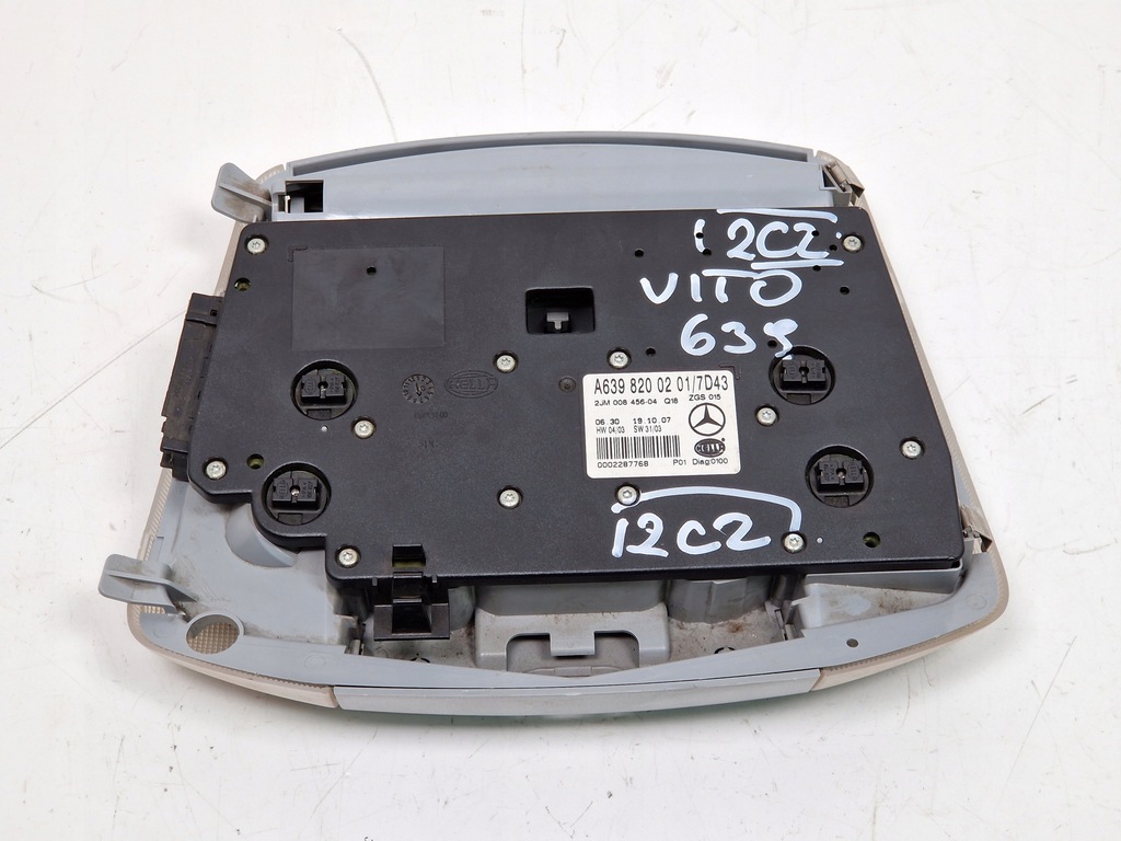 фото №5, Vito viano w639 03- лампа освітлення кабіни a6398200201