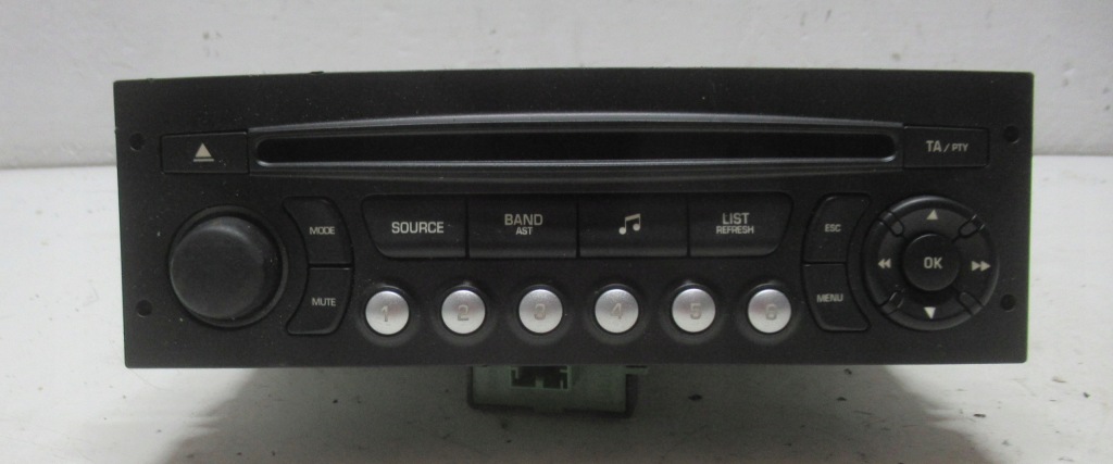 фото №1, Citroen c4 grand picasso 11r радіо 96766657xt