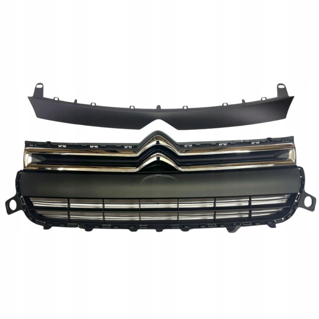 фото №1, Citroen berlingo 2015-2018 решітка радіатора + молдинг середня бампера решітка радіатора комплект