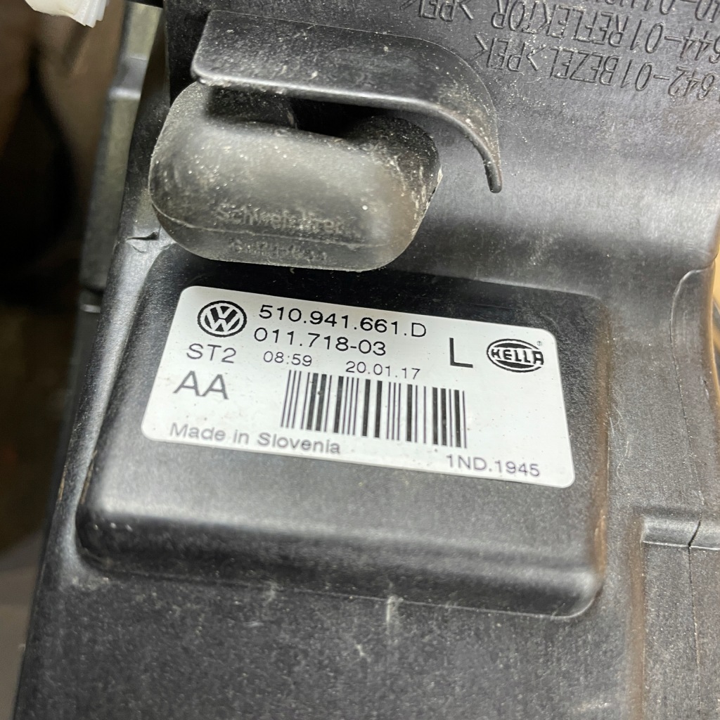 фото №14, Volkswagen sportsvan противотуманная фара левый перед 510941661d оригинал