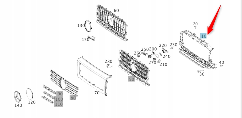 фото №1, Mercedes рамка решётка решетка mercedes g w463 amg