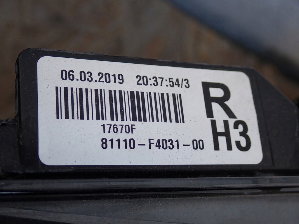 фото №5, Лампа правая фара правый led toyota chr ch r