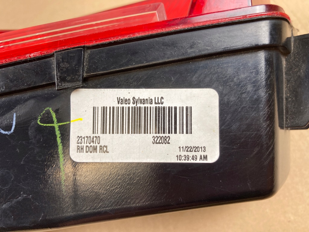 фото №13, Лампа права задня led chevrolet corvette c7