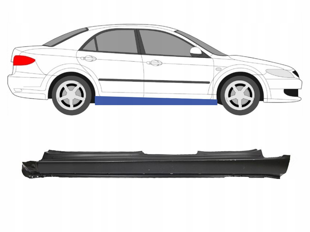 фото №1, Поріг ремкомплект поріг ліва pmz76007el