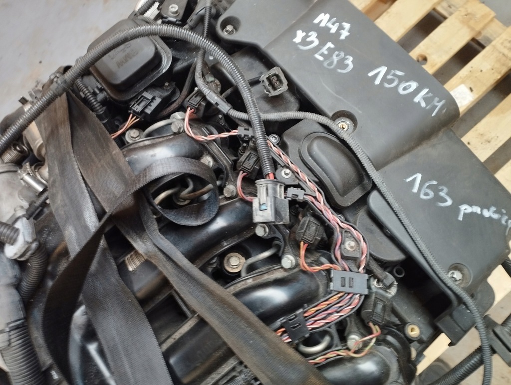 фото №13, Bmw x3 e83 двигатель kompletny m47 150km