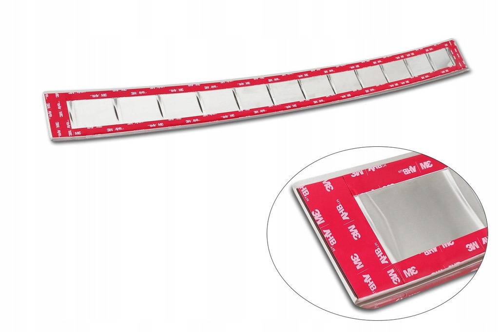 фото №10, Mercedes e class w214 sedan od 2023 молдинг стальной накладка na бампер задняя