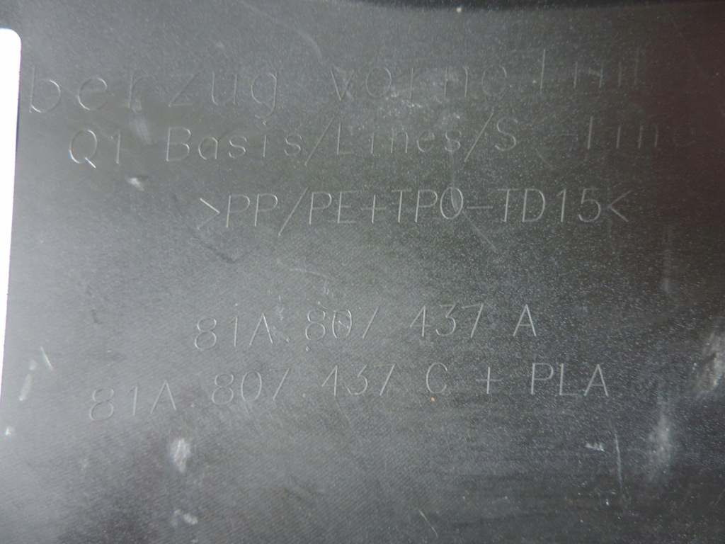 Купить Новый orygin. audi q2 81a 17-20 бампер перед левый