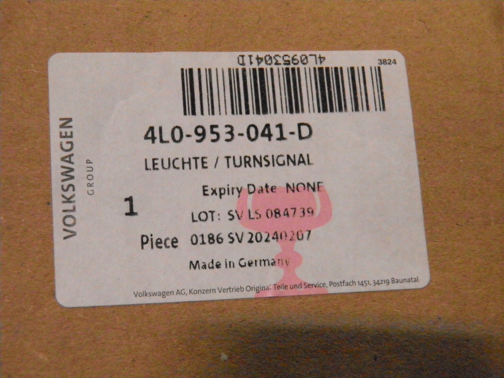 фото №5, Поворотник audi p. q7 10-15 le vag 4l0953041d