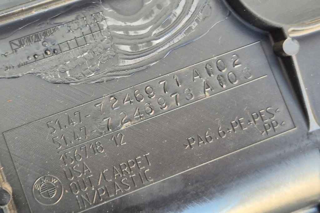 фото №12, Левая обивка багажника bmw x6 e71, e72 7246971 3.0l дизель 155kw 2014