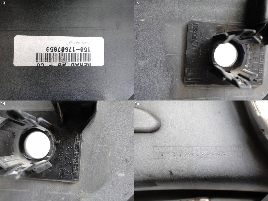 фото №14, Porsche panamera ii 2 971 обычная 16-21 бампер бампер перед 6xpdc/spryski