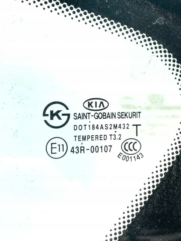 фото №9, Стекло боковая кузовная левая левый kia picanto ii 2 - 43r00107