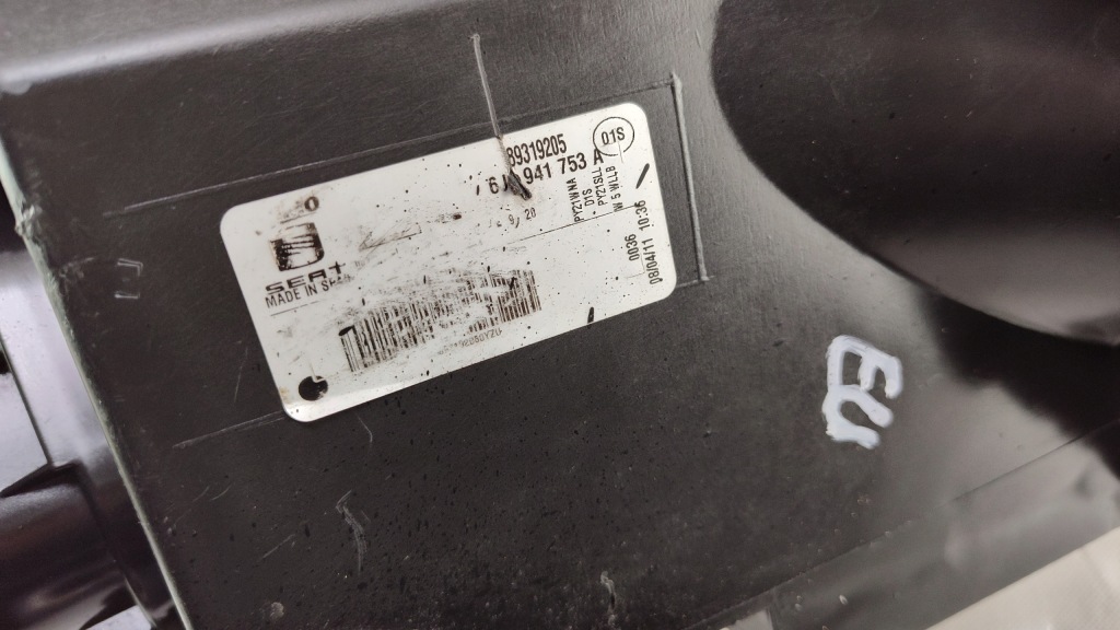 фото №11, Seat ibiza iv 4 ксенон поворотний лівий фара лампа ліва