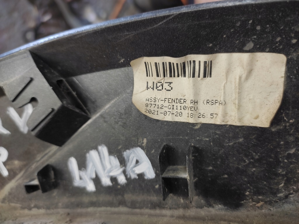 фото №9, Hyundai ioniq 5 v молдинг крила права передня перед 2021-