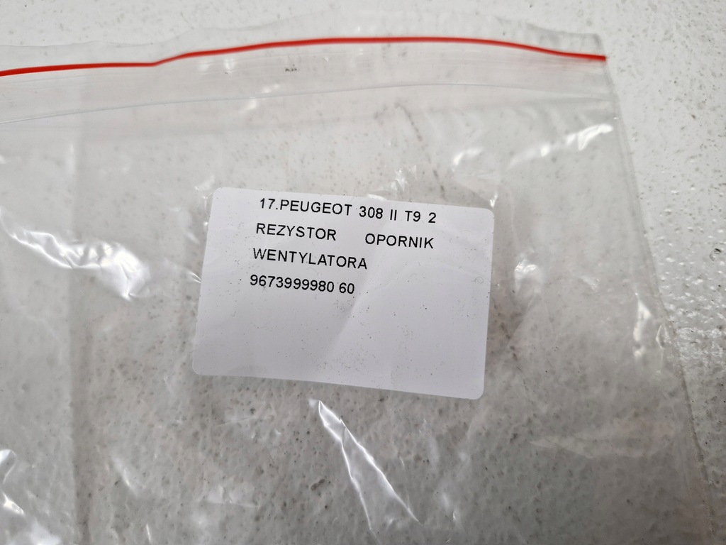 фото №6, Peugeot 308 ii t9 2 резистор резистор вентилятора 9673999980