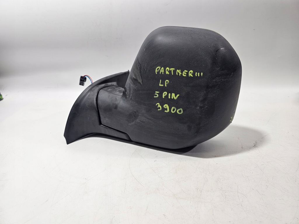 фото №1, Зеркало наружное левая 5 pin berlingo iii partner iii #3900