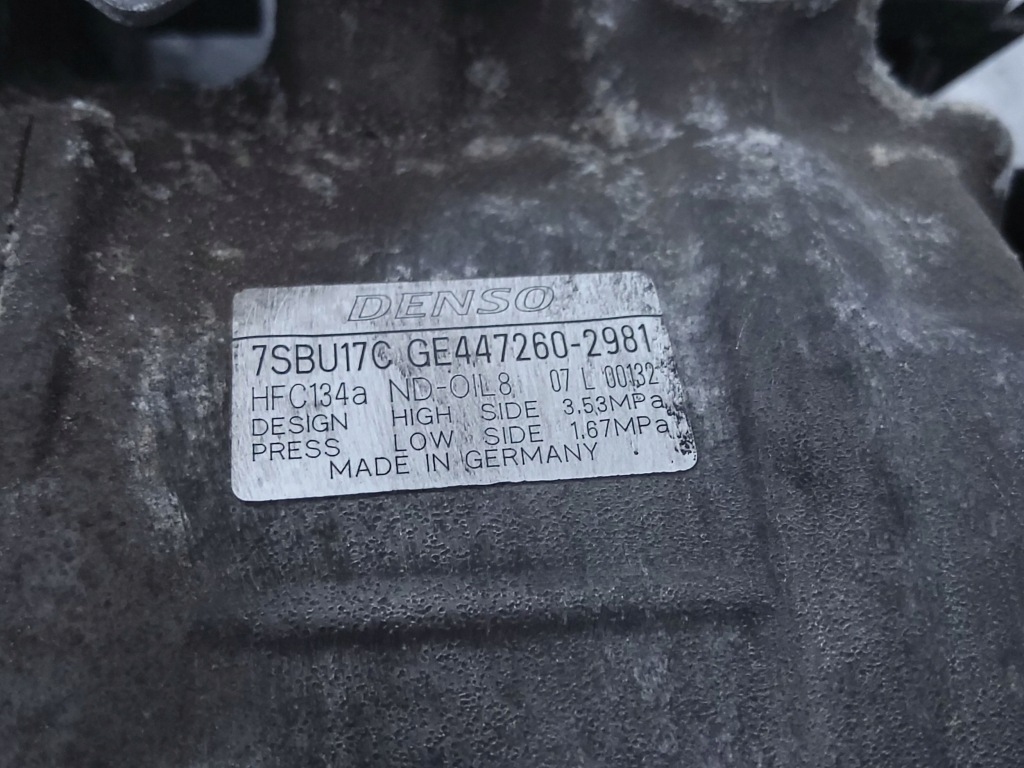 Компресор кондиціонера bmw 5 gt f07 64526987890 Недорого