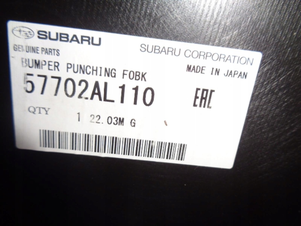 фото №13, Suabru outback v 15-18 бампер перед передний oryg