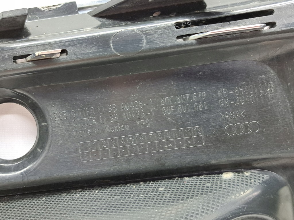 Решётка бампера левая audi q5 2 рестайлинг  80f807679 Доставка