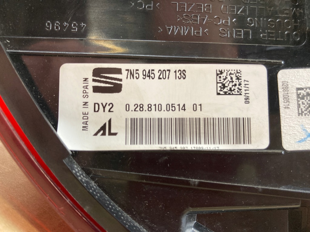 фото №11, Лампа ліва задня led seat alhambra lift 7n5