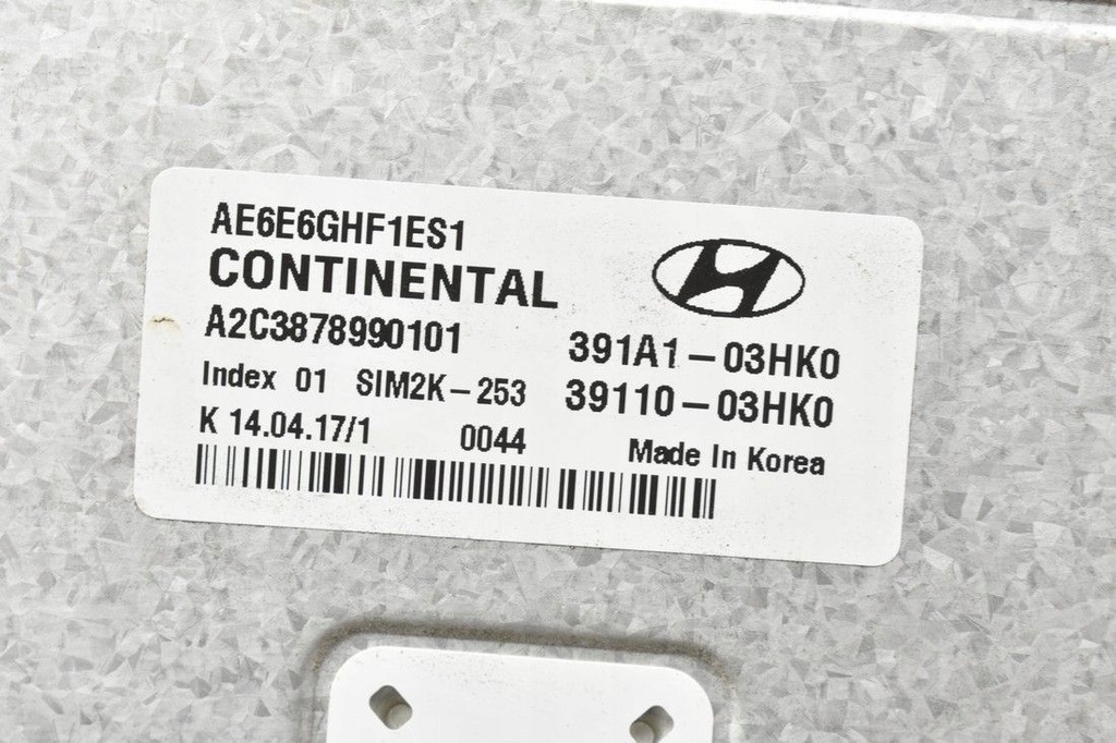 фото №10, Блок управления двигателя hyundai ioniq 16-1.6h