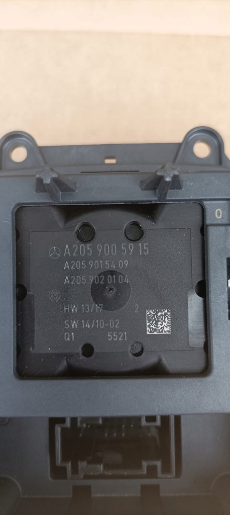 фото №6, Панель контролер керування idrive перемикачі mercedes w205 c klasa