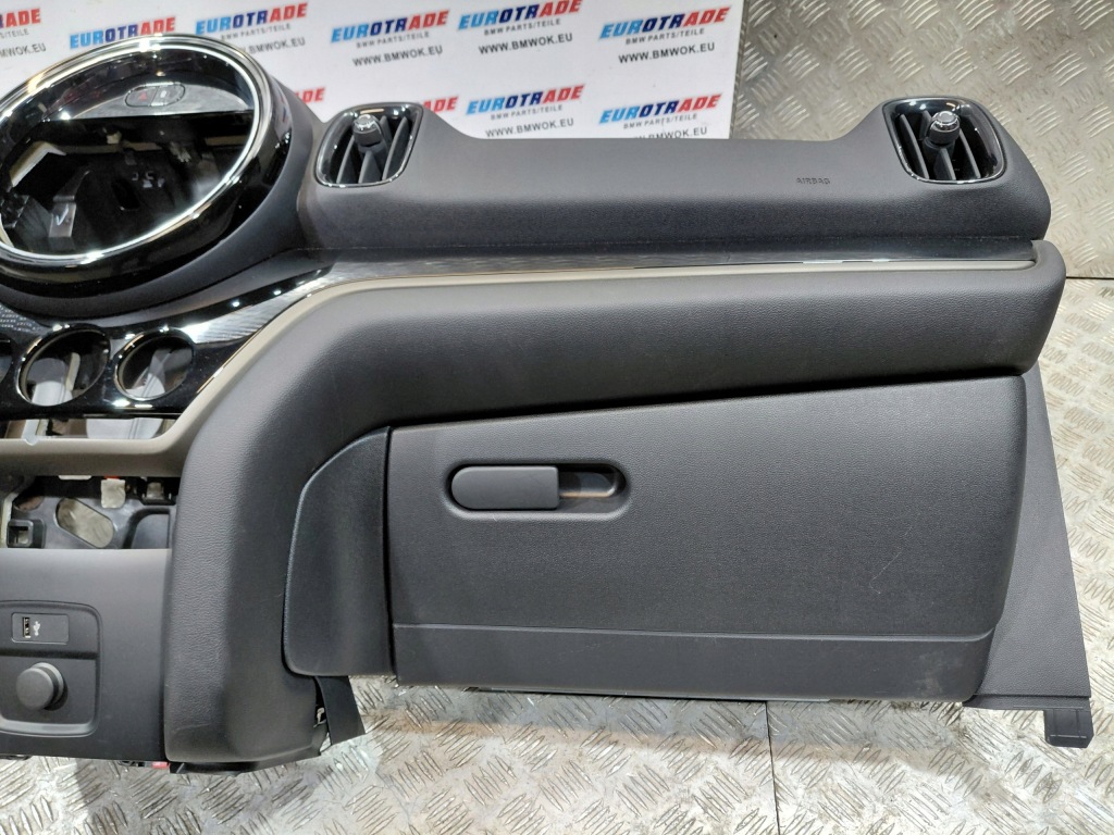 фото №12, Mini f60 lci lift приборная панель приборная консоль оригинал czarna hud 9628666