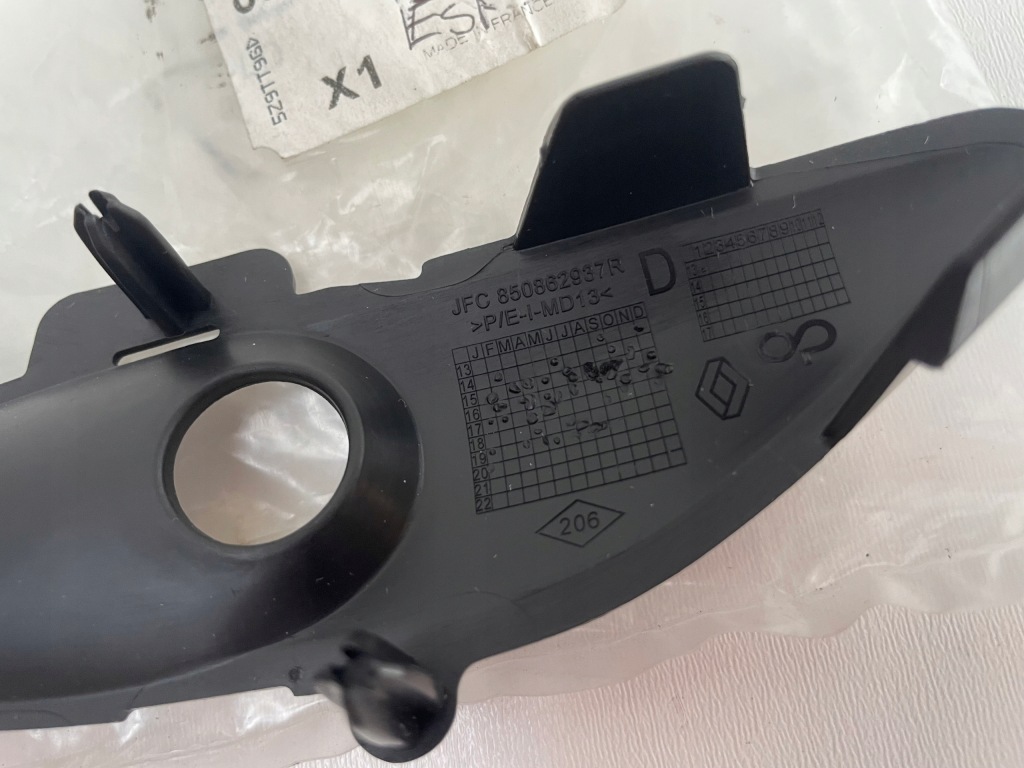 Кронштейн заглушка датчика парковки pdc renault espace v 850b21390r оригинальный номер в Украине