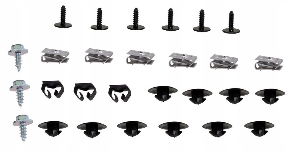 фото №1, Kpl кліпси захист двигуна skoda roomster fabia ii