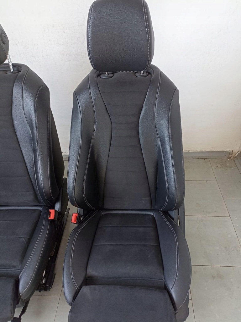 фото №13, Mercedes w213 e klasa amg сиденье сиденья заднее сиденье комплект кожа alcantara