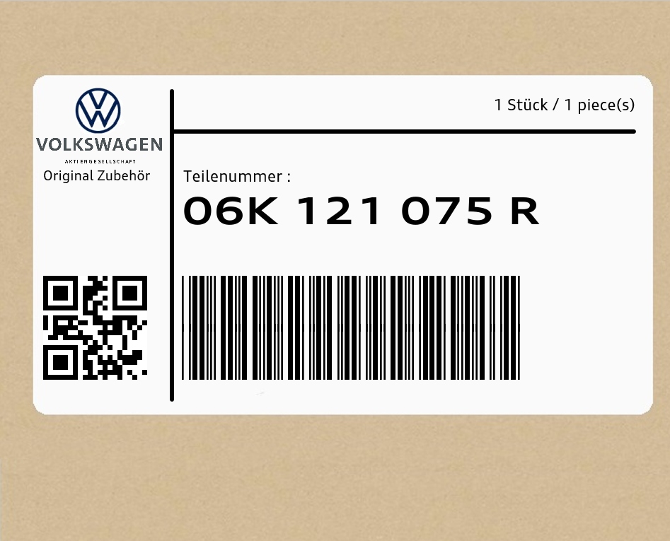 фото №1, Труба водяная 06k121075r vw beetle jetta passat